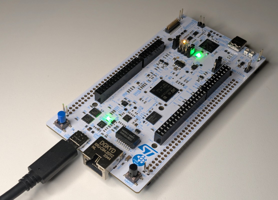 STM32H7 development board