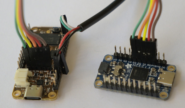 OrangeCrab JTAG connection to FT232H board